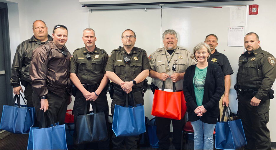 Police Officers with course led Nancy Nevlin