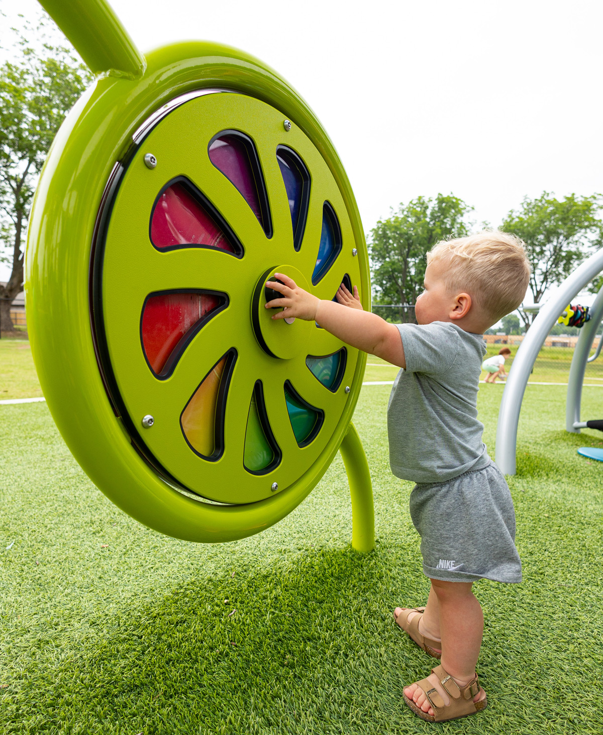Green Color Splash Wheel